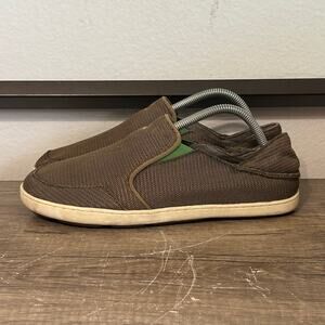Olukai Nohea Mesh Men’s Casual Comfort Slip-On Shoes Sneakers Size 8.5 Brown